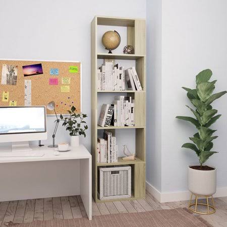 Sonoma Oak Book Cabinet Room Divider E8727