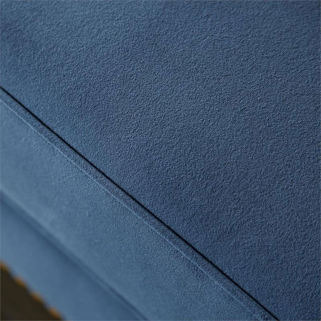 Blue Fabric Tufted 2-Piece Sofa Set Q886