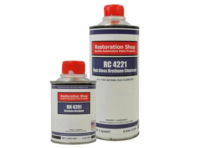Reflex Blue Urethane Basecoat/Clearcoat Car Paint Complete Quart Kit U425