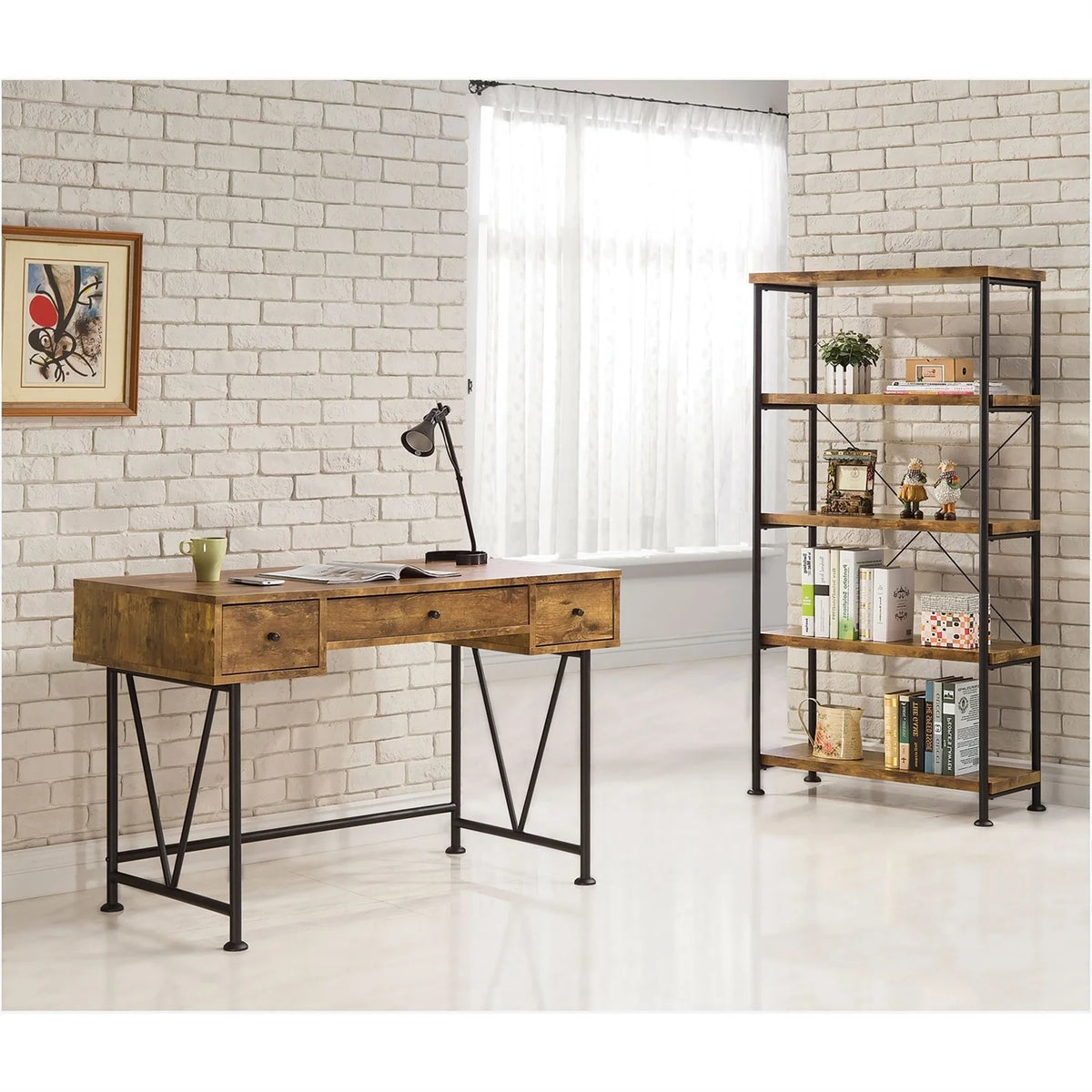 3 Drawer Writing Desk Q7880