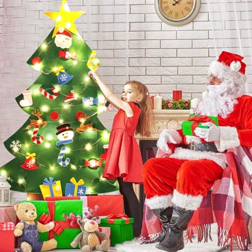 Felt Christmas Tree 26Pcs 3.2ft Wall Hanging V96171