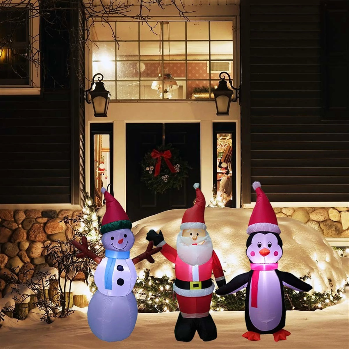 Inflatable Penguin Outdoor Holiday Decor S2404