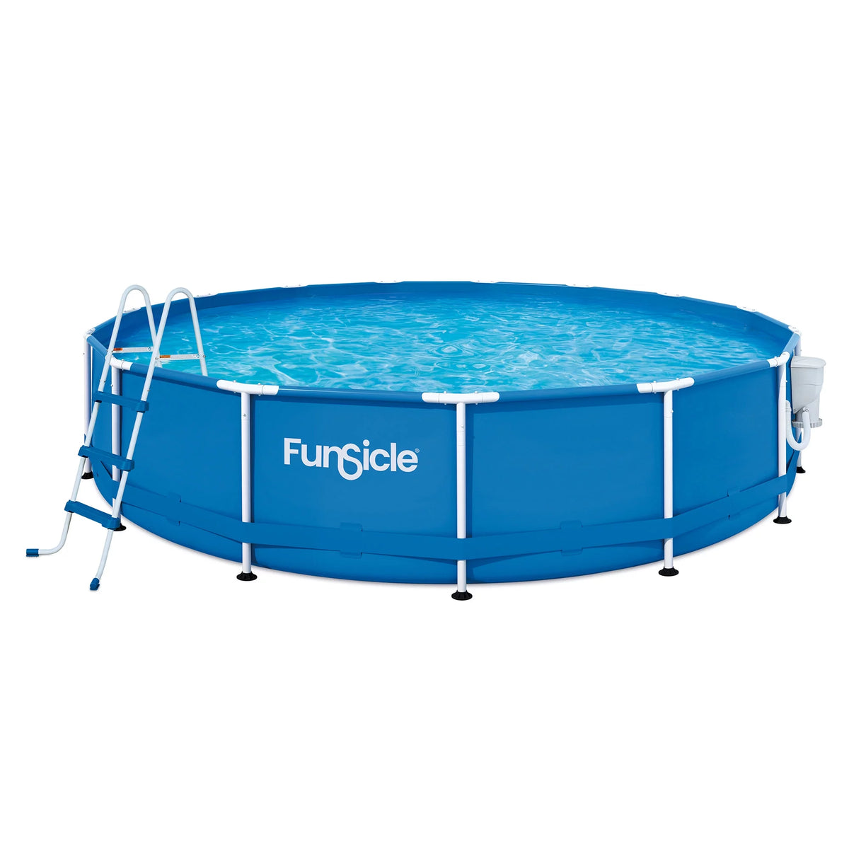 8'x30 Round Frame Above Ground Swimming Pool Set Q512728