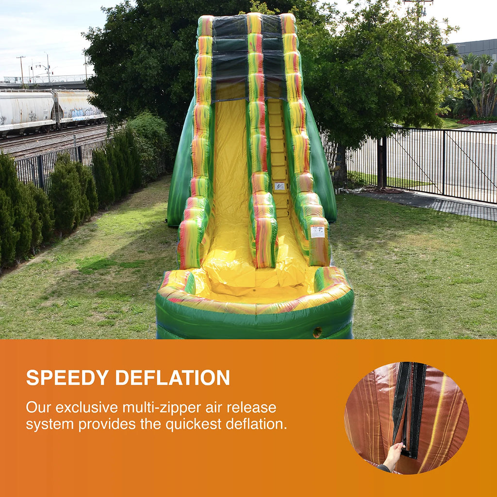 19' Commercial Grade Inflatable Water Slide with Splash Pool Y27463