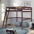 Twin Loft Bed Frame with Desk B420023