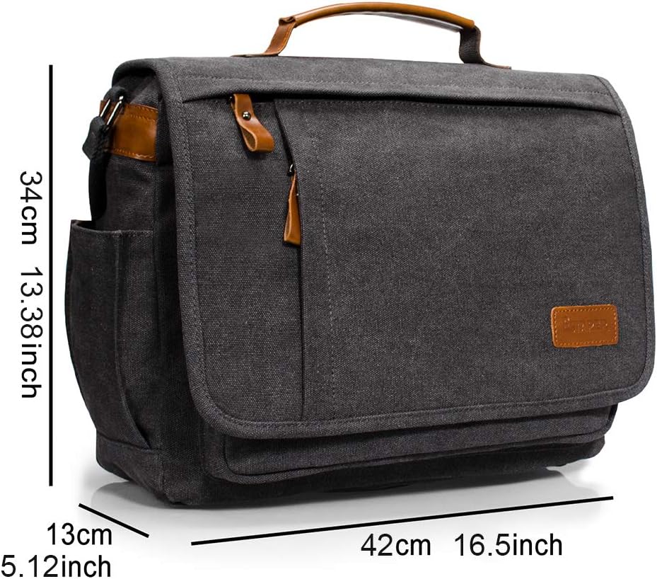 Camera Messenger Bag for DSLR Cameras Laptop 15.6inch Shoulder Bag with Camera Insert Sleeve F98074