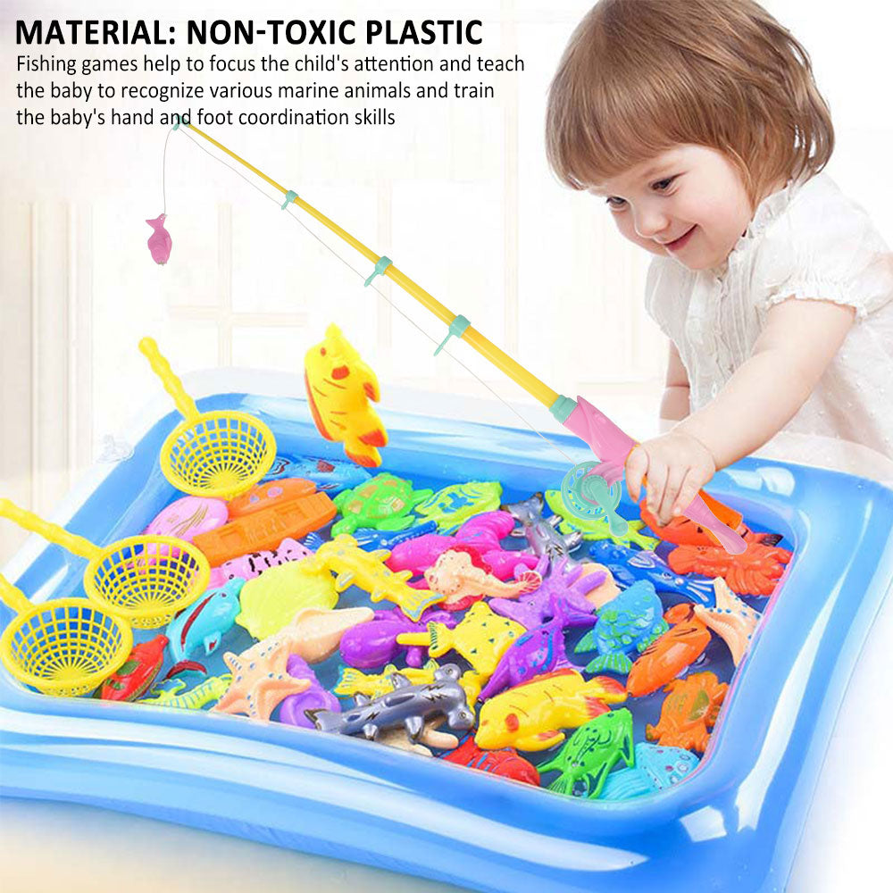 Magnetic Fishing Toy Game Plastic Play Water Children Toy H107373