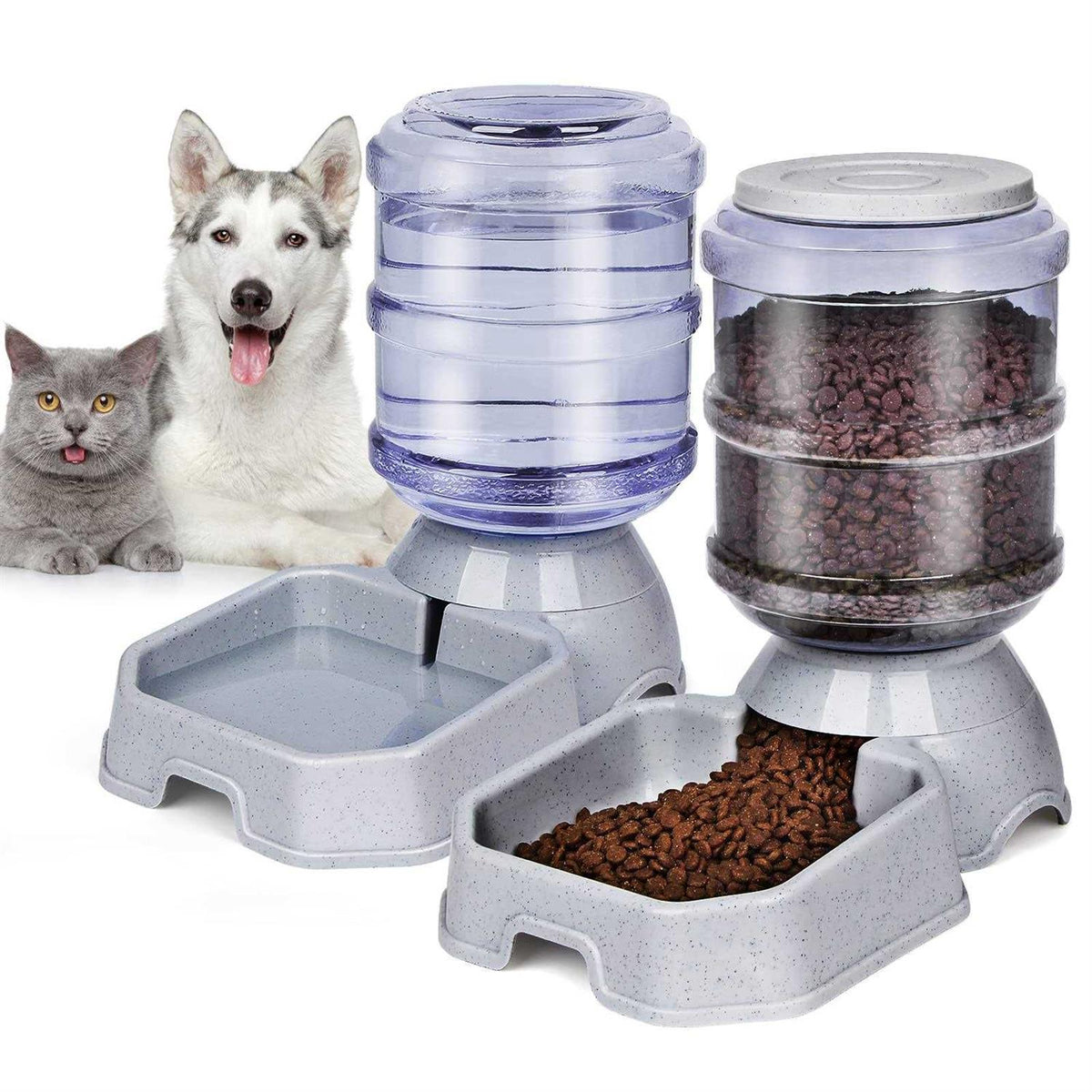 Automatic BPA-Free Pet Feeder and Water Dispenser R5370