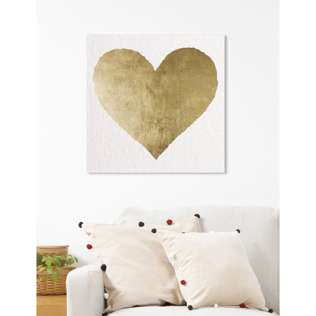 Gold Canvas Art (20 x 20) E200