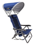 Blue Reclining Canopy Camping Chair J86097