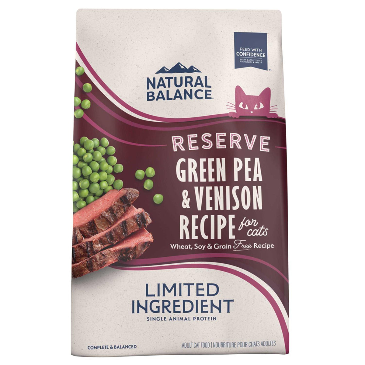 Limited Ingredient Grain Free Green Pea & Venison Dry Cat Food I833467