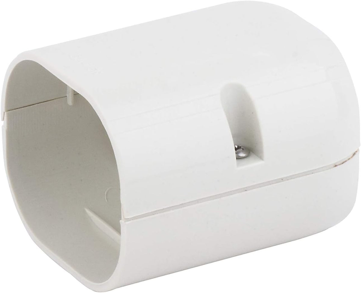 Beige PVC Decorative Line Cover Channel for Ductless Mini Split Air Conditioners, 4" Diameter, 6 Sets of 4' [Total 24'] U574