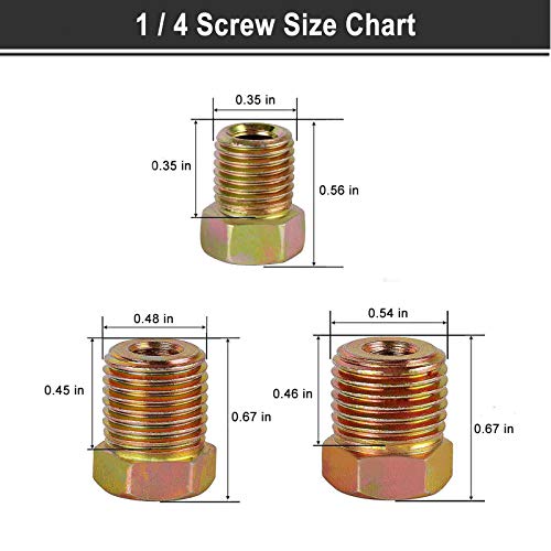 35 PCS Brake Line Fitting Kit S70576