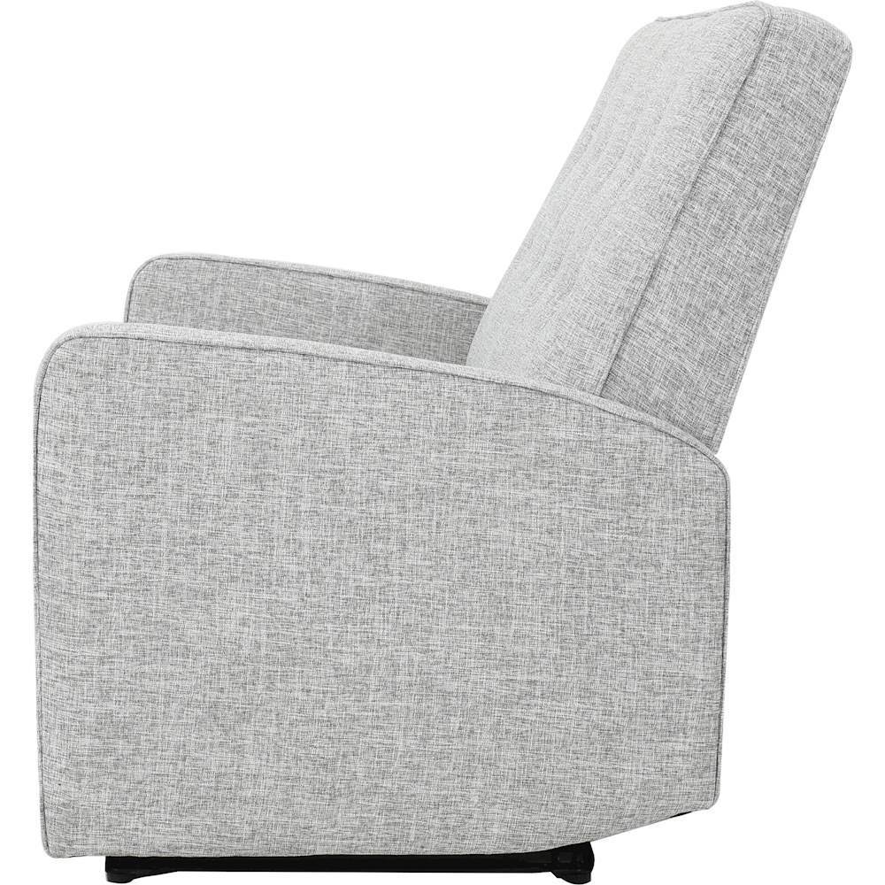 Light Gray Tweed Loveseat Recliner Q359