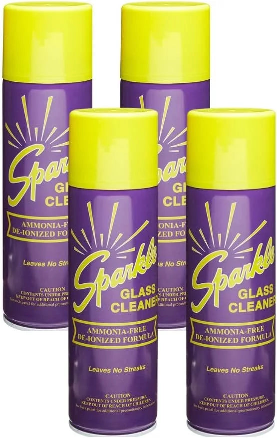 Ammonia-Free Glass Cleaner Spray Bottle Pack of 3 Q31886