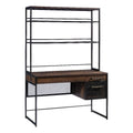 Engineered Wood Computer Desk with Hutch I824951