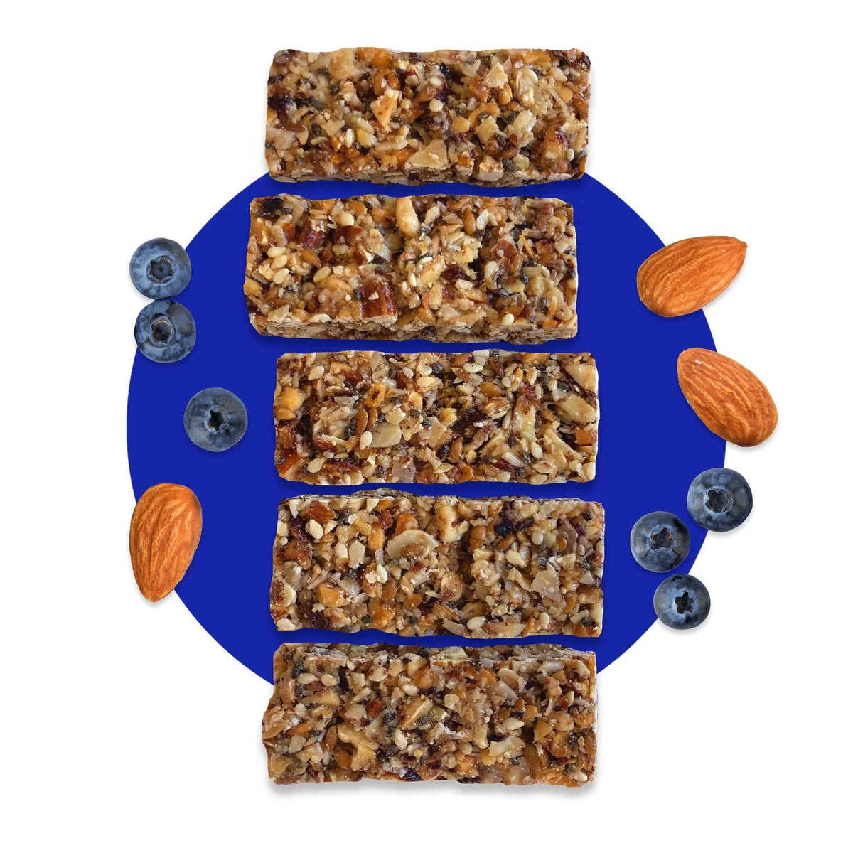 Gluten-Free Almond Blueberry Snack Bars 12 Bars X8016