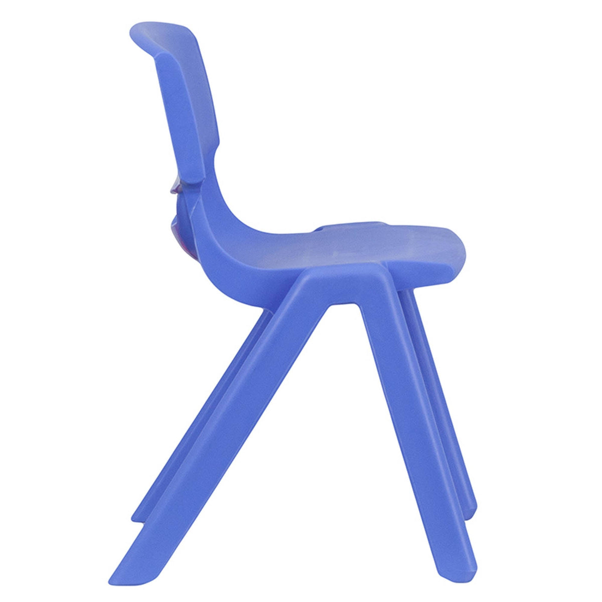 Blue Plastic Stackable School Chair, 4 Pack N453519