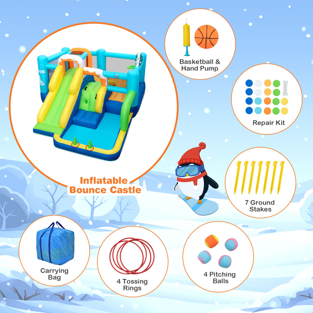 7-in-1 Kids Inflatable Bounce Castle R5828