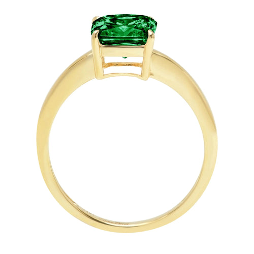18k Yellow Gold Solitaire Ring W10742