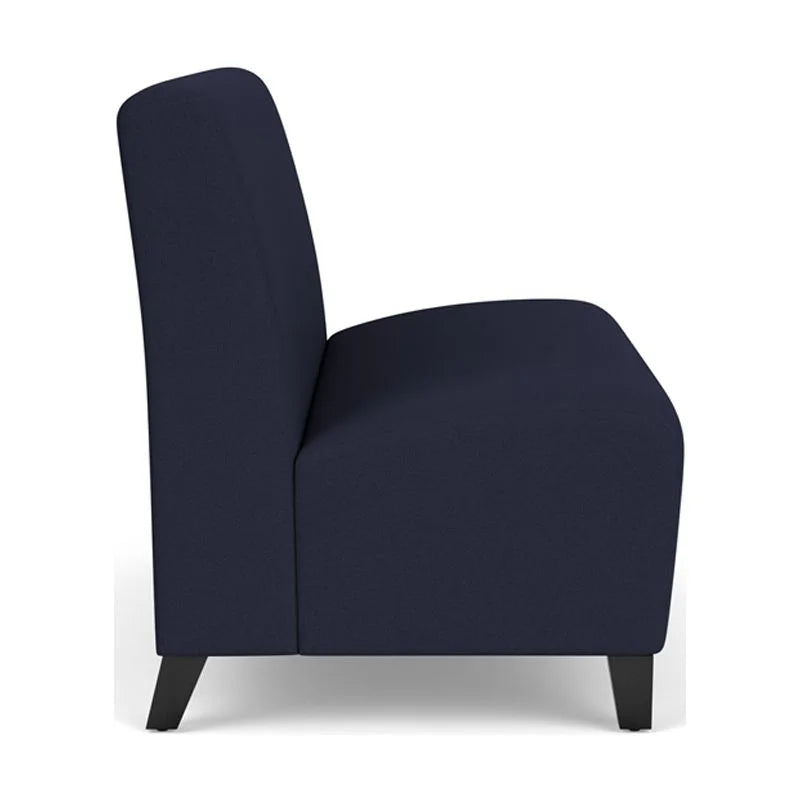 Fabric Lounge Armless Loveseat B6671