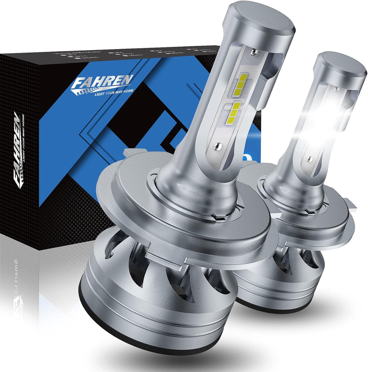 H4/9003/HB2 LED Headlight Bulbs White 6500K, Pack of 2 V226497