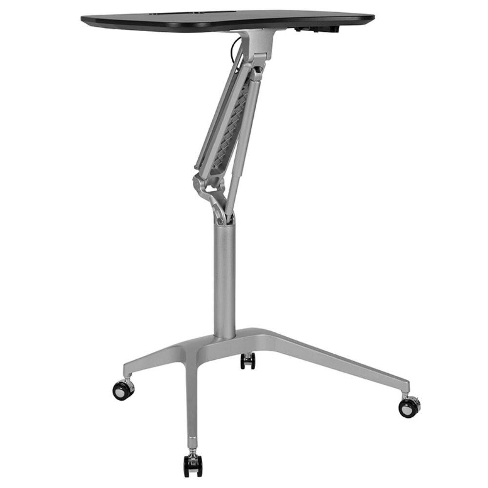 Black Ergonomic Desk with Adjustable Range 29x22-41x22 K425