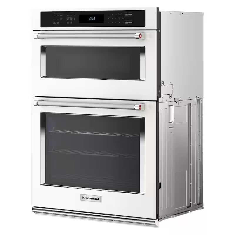 Electric Wall Oven and Microwave Combo in White E5524