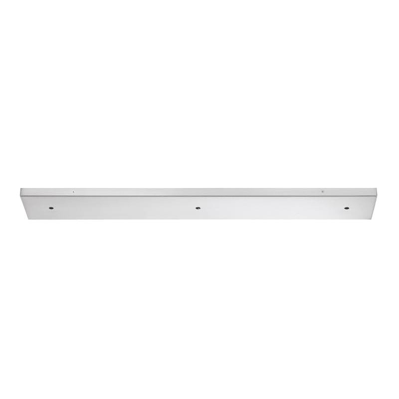 31x22 Wide 3 Port Rectangle Canopy Brushed Nickel J561323