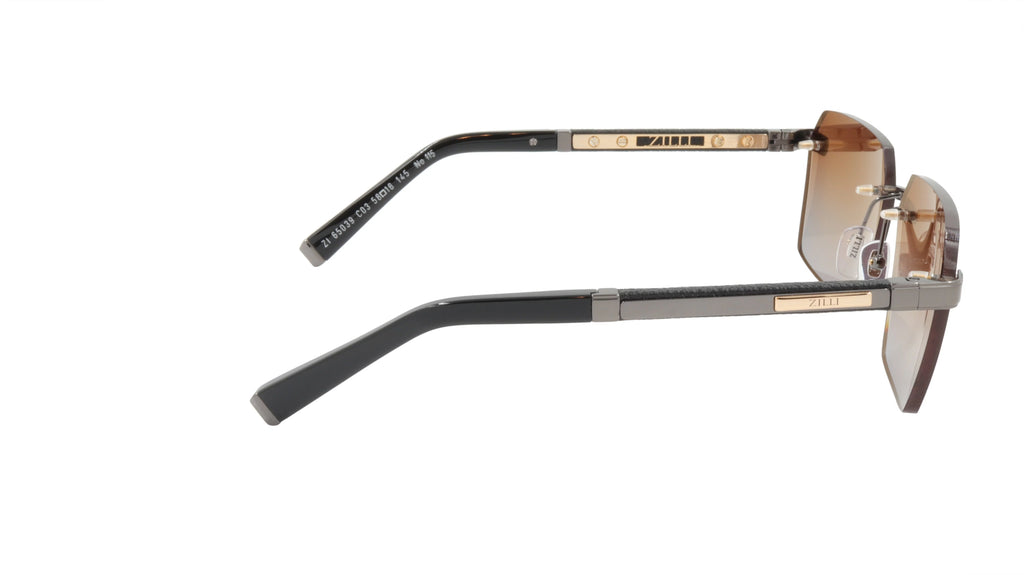 Titanium Acetate Leather Gradient Sunglasses L3637