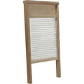 Galvanized Metal & Wood Washboard 12 x 24 L16280