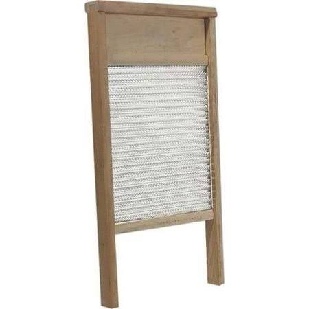 Galvanized Metal & Wood Washboard 12 x 24 L16280