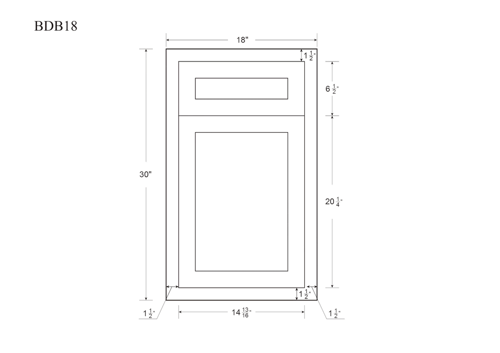 21 inch Wide Base Cabinet Snow White Inset Shaker Single Door Single Drawer Unassembled X5496