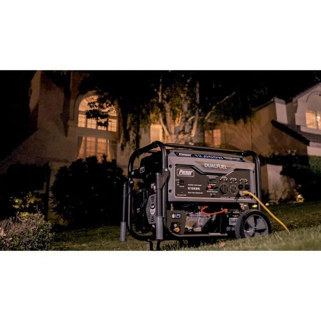 12,000W Dual Fuel Portable Generator with Electric Start W860711