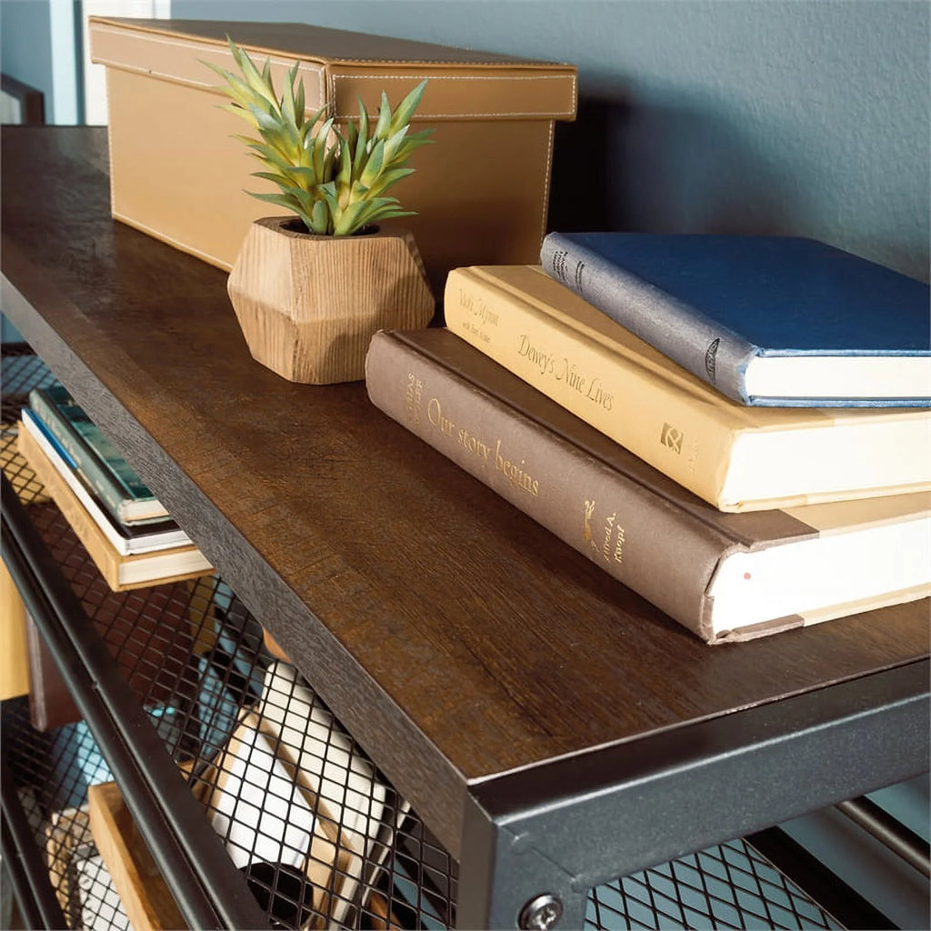 Engineered Wood Computer Desk with Hutch I824951