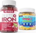 Iron Gummies 2 Pack + Kids Omega 3 Gummies 2 Pack K444