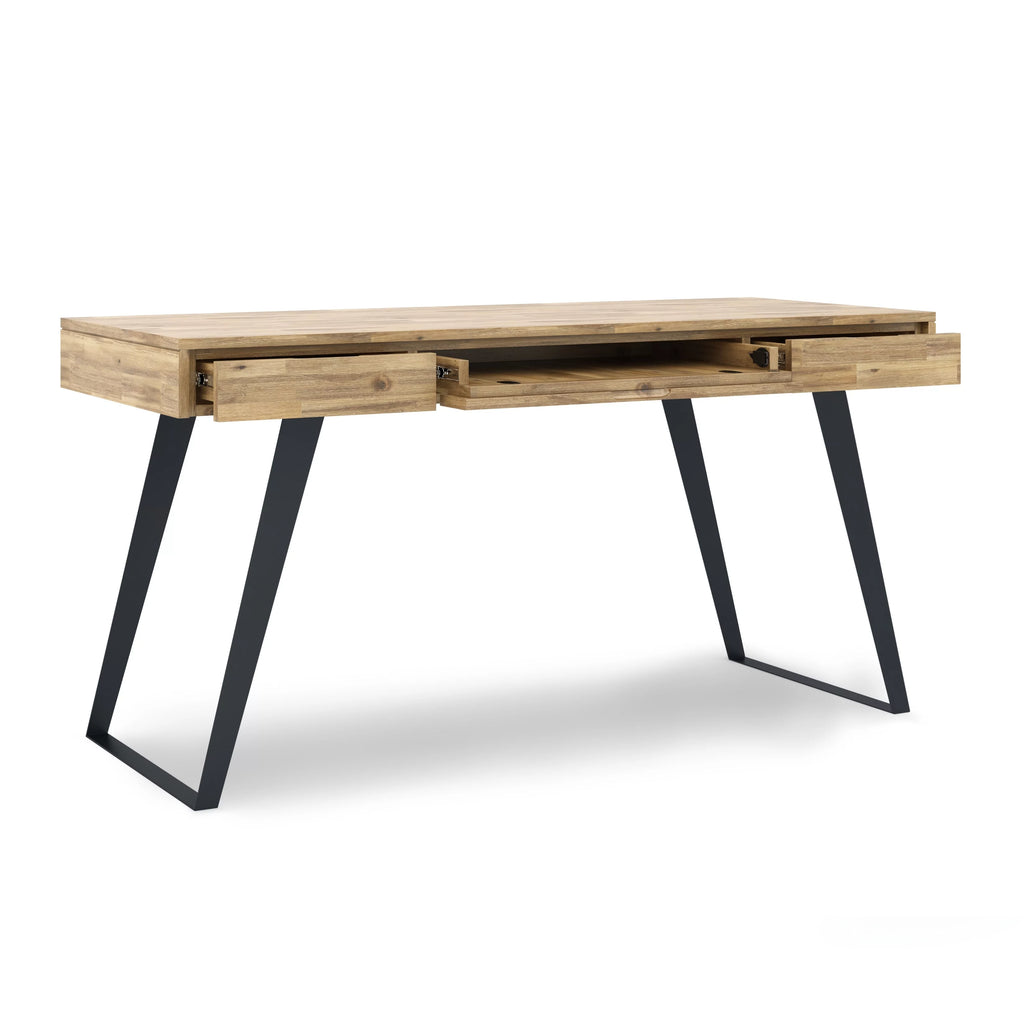 60 inch Wide Solid Mango Wood Desk I573