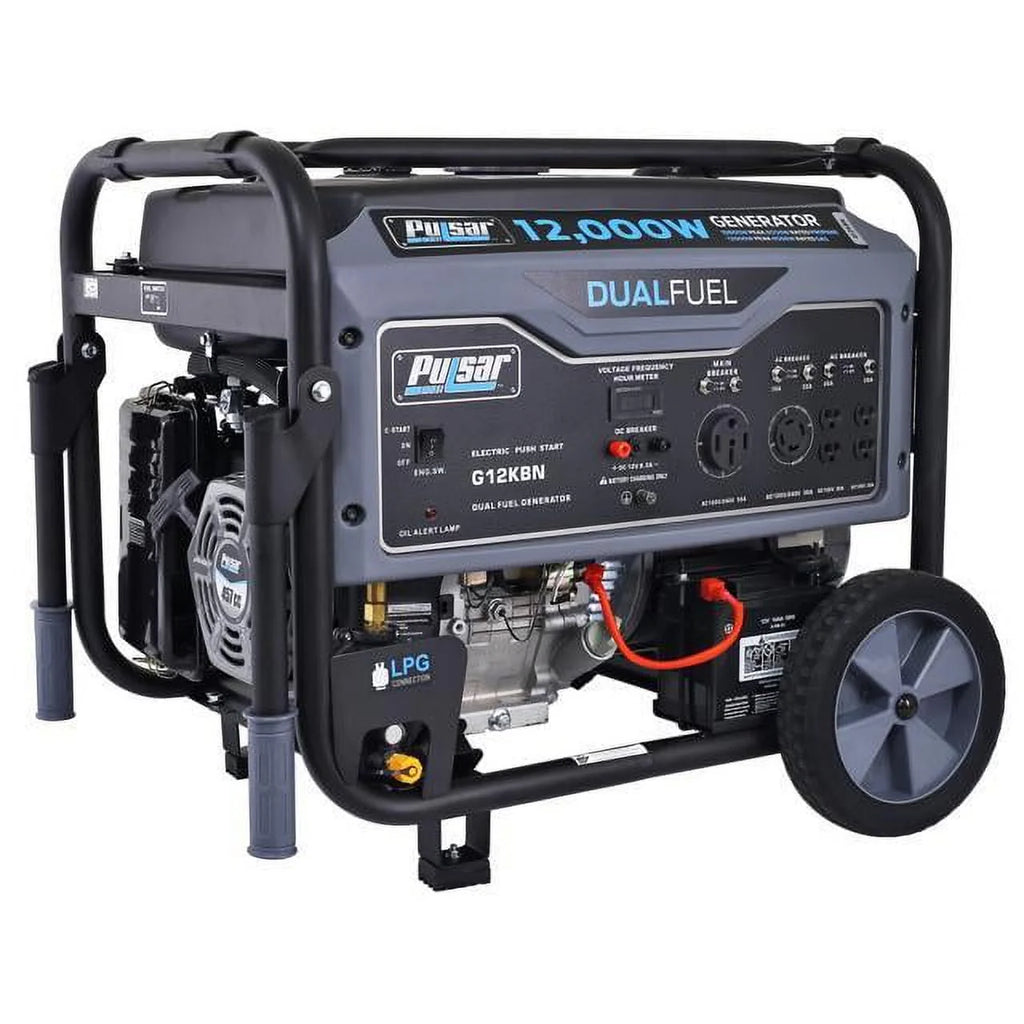 12,000W Dual Fuel Portable Generator with Electric Start W860711