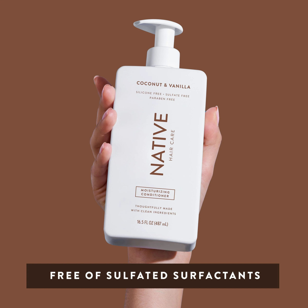 Moisturizing Conditioner Coconut & Vanilla Sulfate & Paraben Free 16.5 oz X385