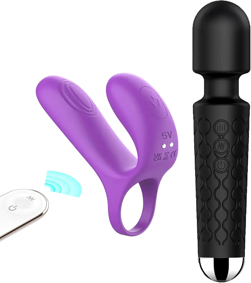 Silicone Vibrating Cock Ring with Remote Control P797605