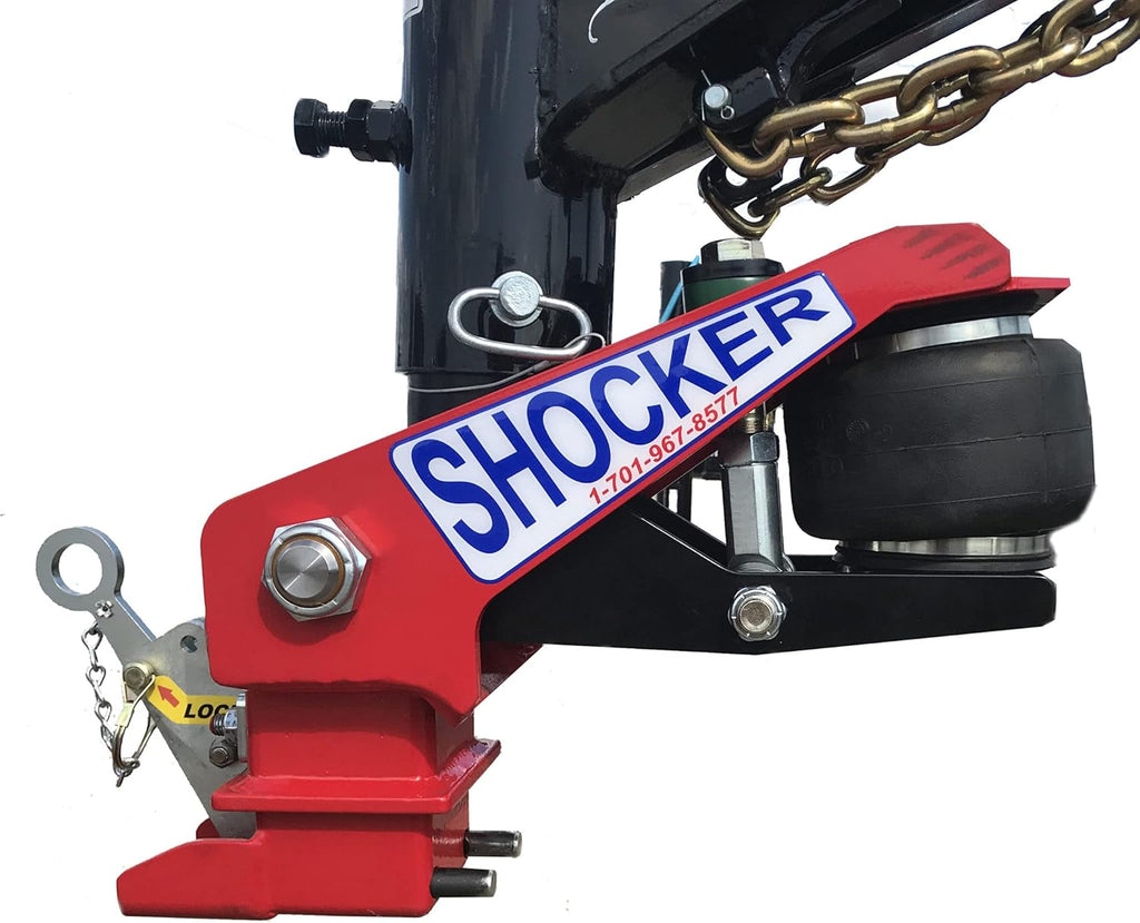 Gooseneck Air Hitch & Coupler, Round 4" Angled Pin 30K Coupler 9" Offset A203089
