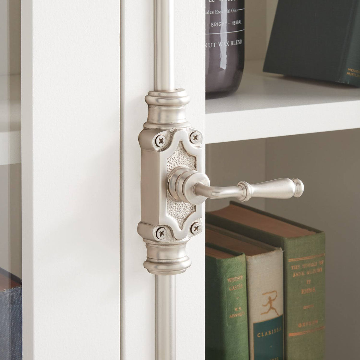 Satin Nickel Cabinet Cremone Bolt U8697