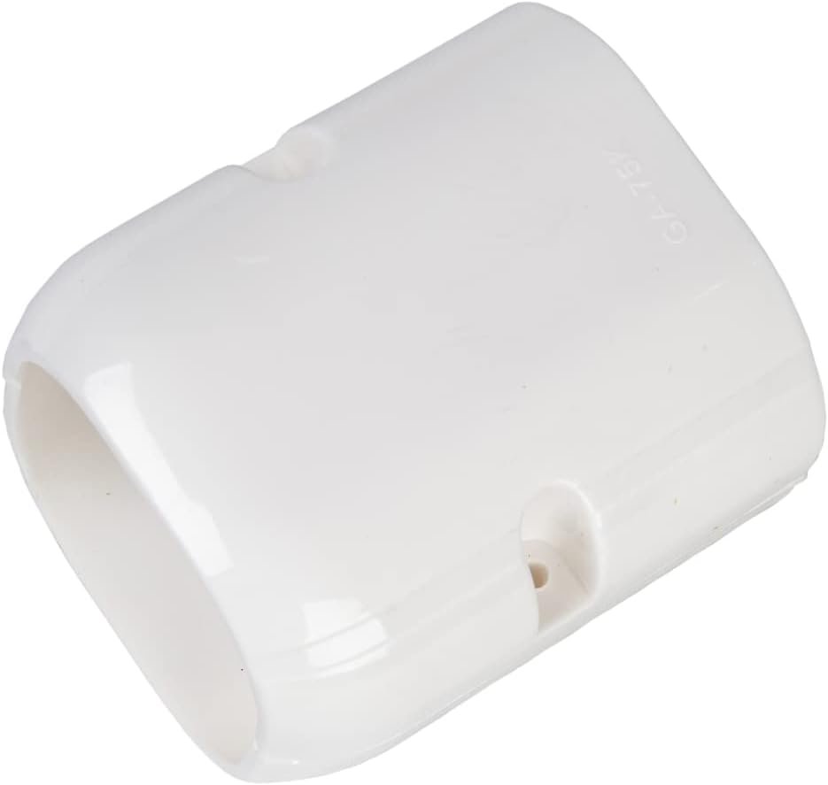 Beige PVC Decorative Line Cover Channel for Ductless Mini Split Air Conditioners, 4" Diameter, 6 Sets of 4' [Total 24'] U574