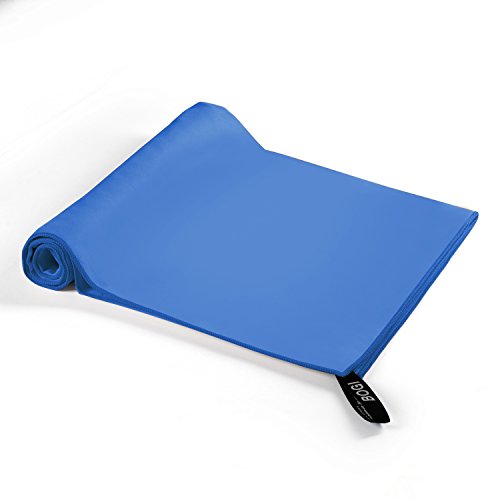 Microfiber Travel Towel, Quick Dry, Absorbent, Compact, Blue, L:60''x30''+16''x16'' X2544