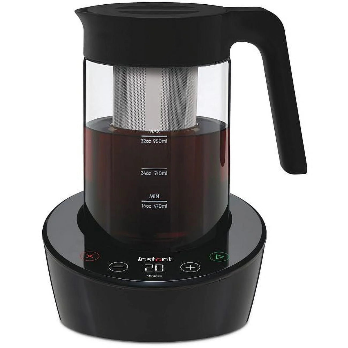Electric Iced Coffee Maker with 32 oz Glass Pitcher Y5637