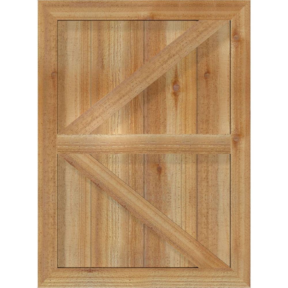 Rough Sawn Western Red Cedar Framed Board-n-Batten Shutters C256114