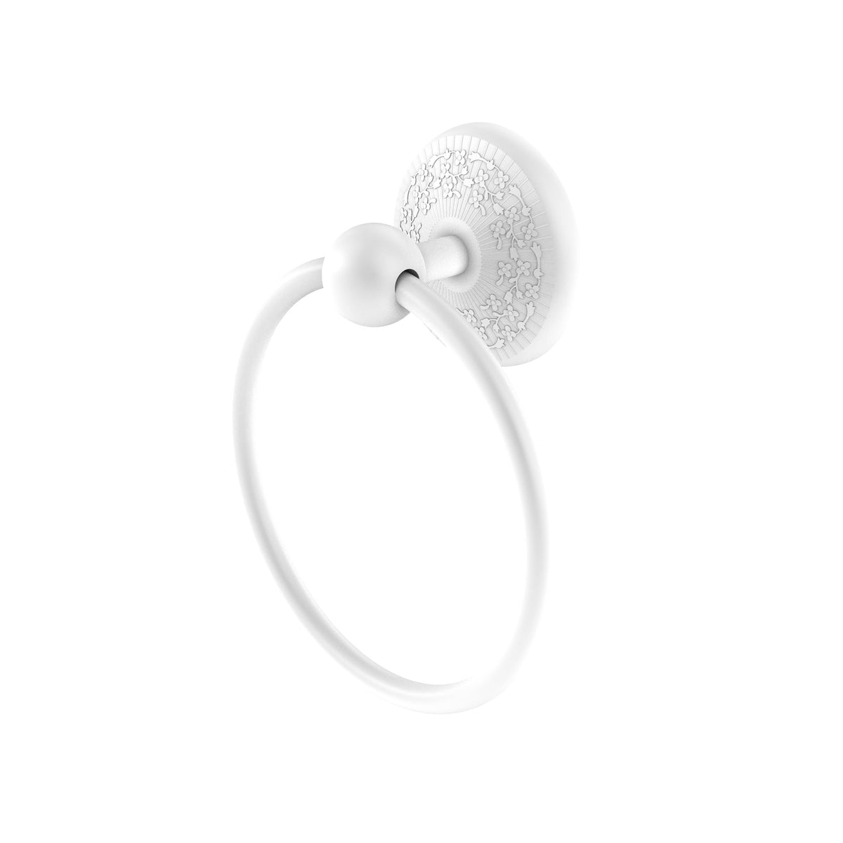 Matte White Towel Ring B83386