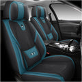 Blue & Black Car Seat Covers Full Set G2345