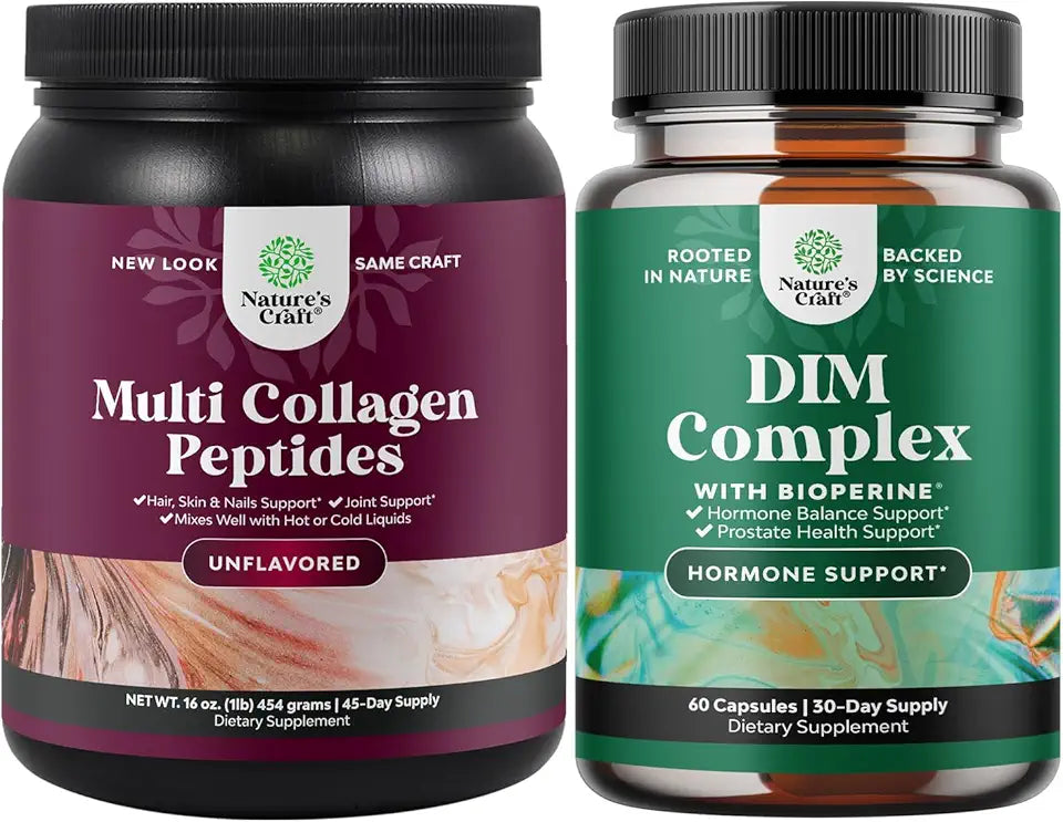 Multi Collagen Protein Powder and DIM Complex Supplement E999