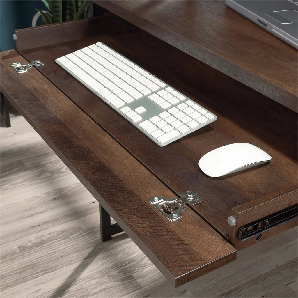 Engineered Wood Computer Desk with Hutch I824951